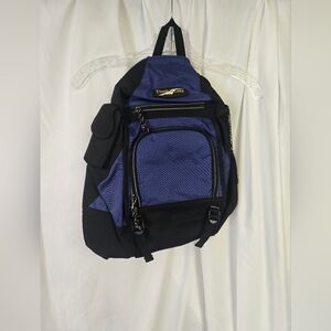 TimberLake Black/Blue Unisex Sling Bag NWOT